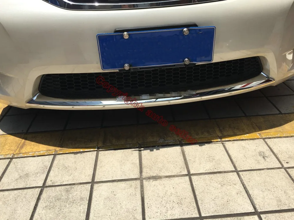 Накладка переднего бампера из АБС пластика для Toyota Sienna 2015 2016 2017|front bumper trim|trim coverabs