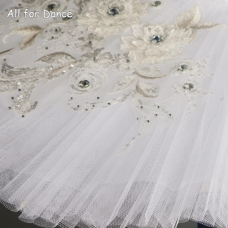 

White Swan Customer Size Made Professional Dance Pancake Tutu For Girl/Women Ballet Competition/Grading Dance Classical Dance