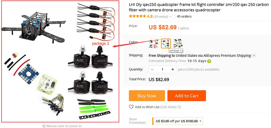 LHI Diy qav250 Квадрокоптер рама комплект Контроллер полета zmr250 qav 250 углеродное волокно с камерой Дрон аксессуары для квадрокоптера