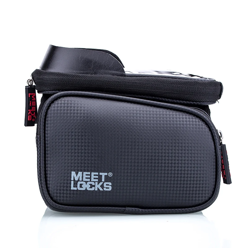 MEETLOCK Аксессуары для велосипеда кожаная велосипедная сумка передняя 5.7 дюймовая