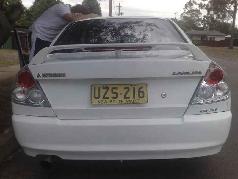 Используется для mitsubishi lancer спойлер 1998 2004 высокого качества ABS Материал заднее