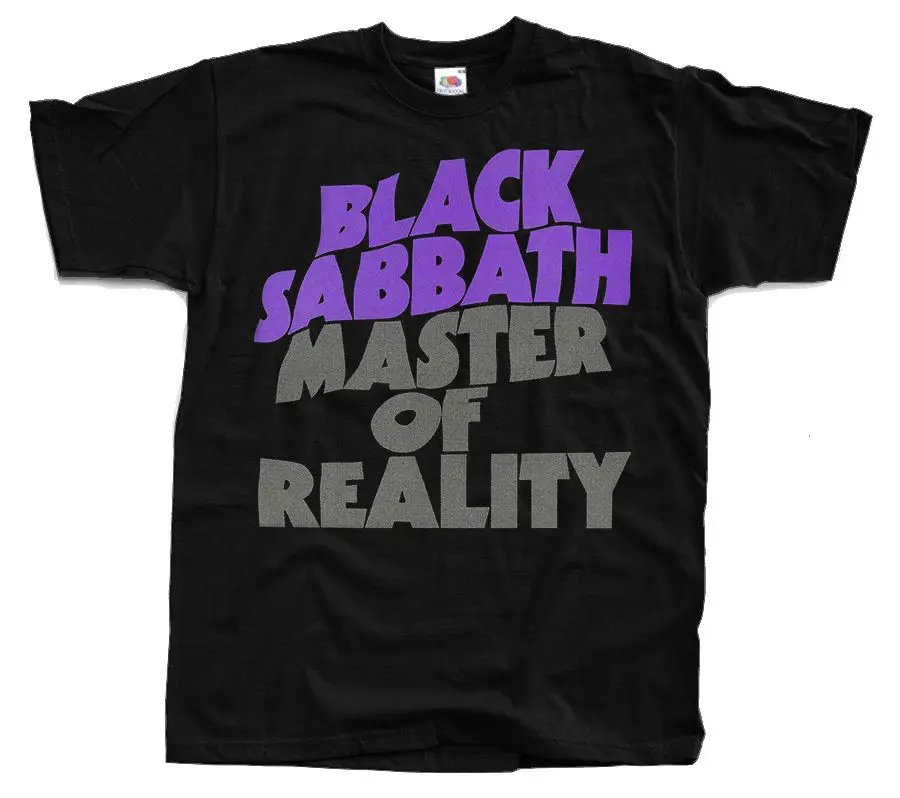 Реплика BLACK SABBATH мастер реальности футболка (черный) S 5XL Лето Мужская мода 2019
