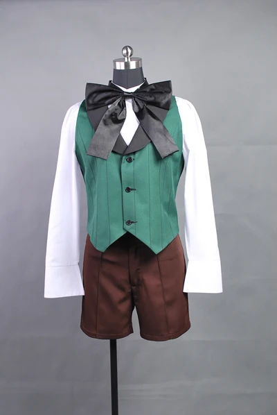 Черный Батлер 2 II Алоис транци Униформа фиолетовое пальто куртка брюки рубашка