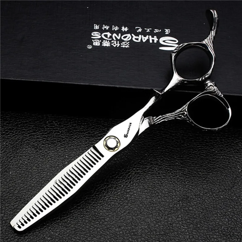 6 дюймов Парикмахерские ножницы набор волос Профессиональная парикмахерская