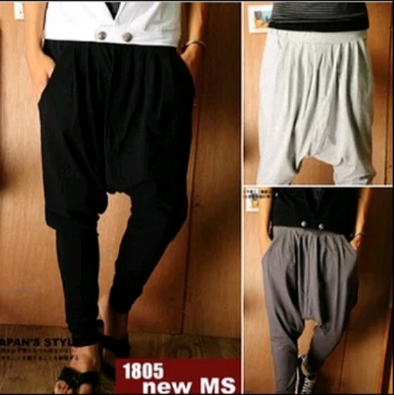 Мужские шаровары в стиле Харадзюку повседневные мешковатые брюки карго из