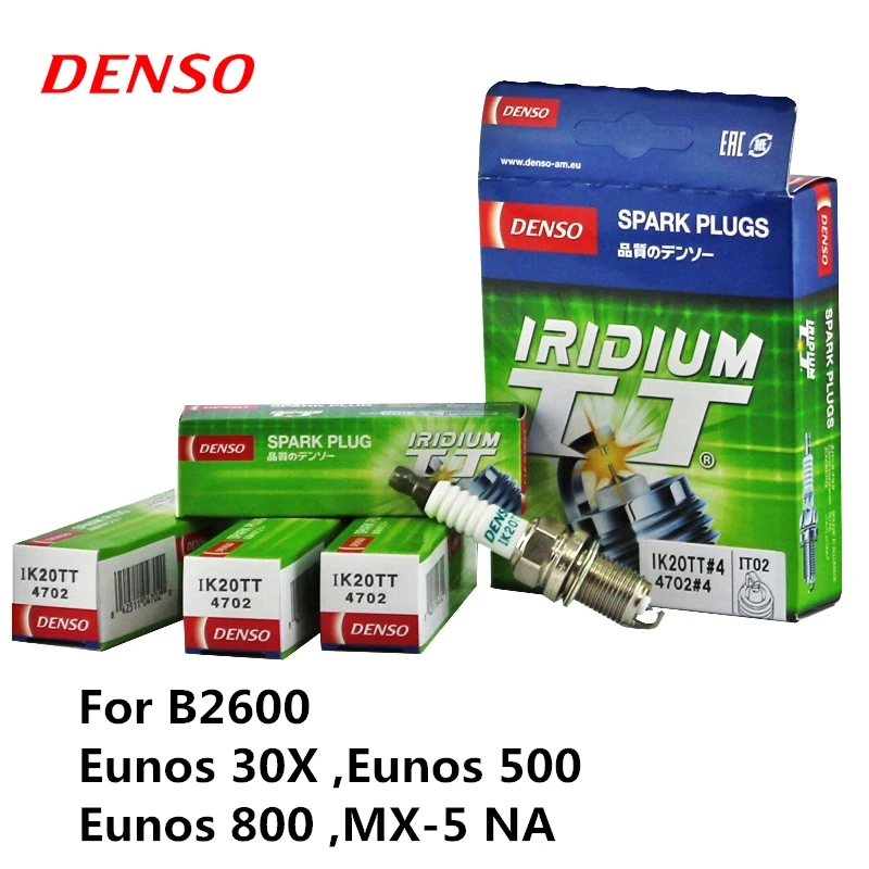 DENSO автомобильная свеча зажигания для Hyundai B2600 Eunos 30X 500 800 MX 5 NA Иридий Платина IK20TT|plug