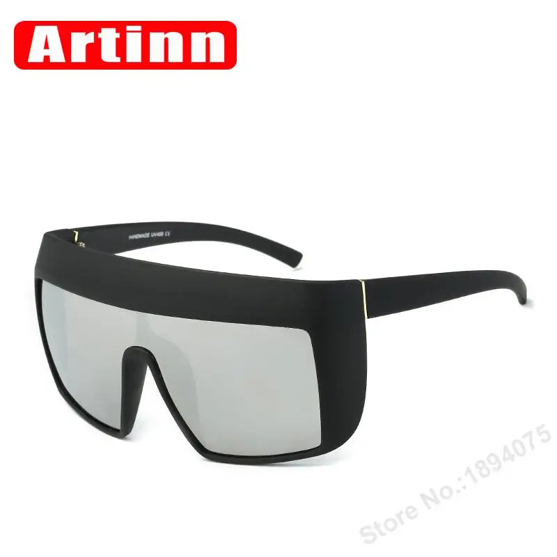 

Luxury High Quality Fashion Mirror Sunglasses Women Brand Designer 2017 Vintage Oversized Goggle Shades Sun Glasses 998007Y