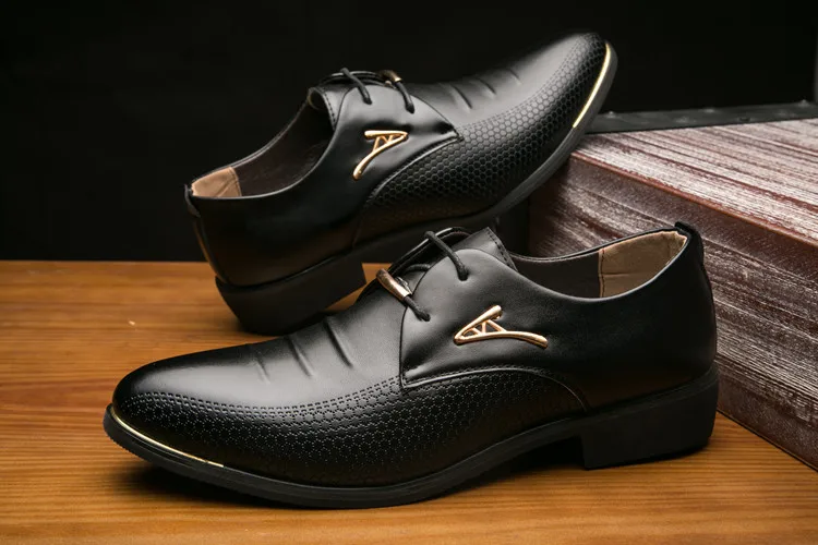 Роскошные Классические Мужские модельные туфли с острым носком; свадебные туфли; оксфорды; официальная обувь; Модные мужские повседневные кожаные туфли на плоской подошве; большие размеры; 2a
