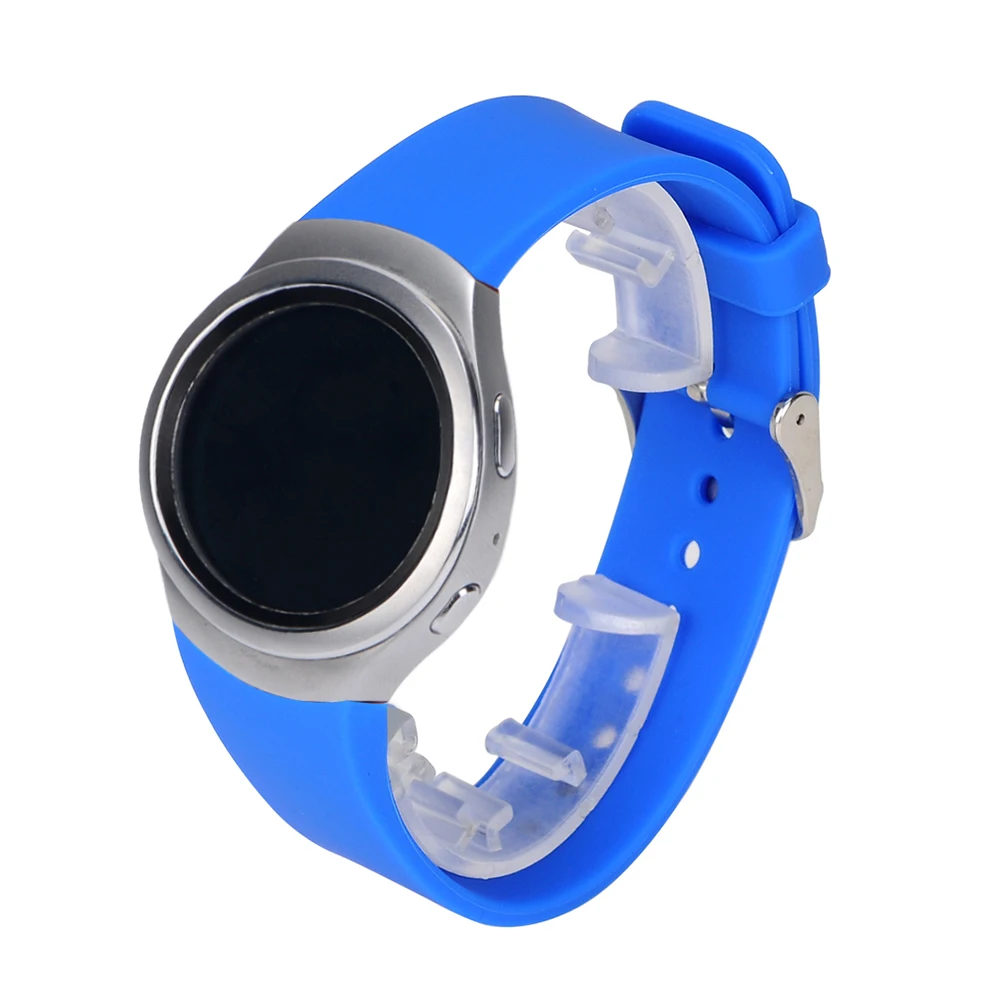Силиконовый ремешок для часов samsung Galaxy gear S2 R720 R730 SM-R720 Смарт-часы с заменой ремешка