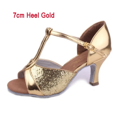 Женская обувь для бальных танцев танго сальсы латинских на высоком каблуке 7 см/5