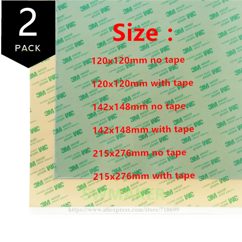 Полиэфиримидный лист PEI 2 шт. для вверх мини/вверх коробка 3D принтера встроенная