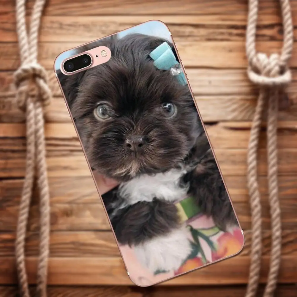 Vvcqod для samsung Galaxy A3 A5 A7 J1 J2 J3 J5 J7 2015 2016 2017 Мягкие TPU Капа Любовь довольно ши тцу