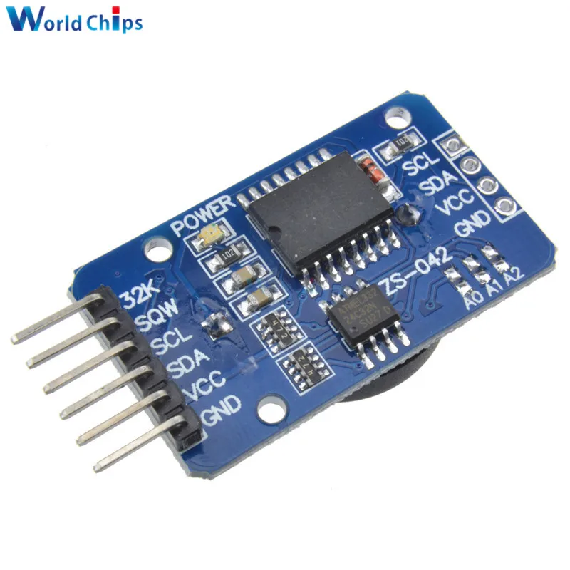 Модуль памяти DS3231 AT24C32 IIC Precision RTC в режиме реального времени для Arduino 5 шт. новый