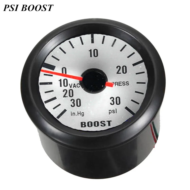 2 &quot52 мм автомобилей Turbo Boost Gauge синий светодиод psi черный механические красный