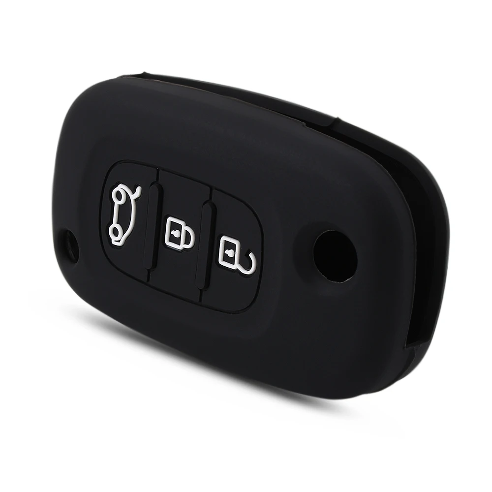 Чехол для автомобильного ключа из силиконовой резины с 3 кнопками LADA Vesta Granta XRay