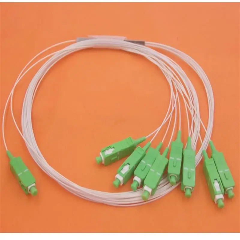 5 шт. 1x8 PLC пассивный волоконно оптический сплиттер 0 9 мм Тип FTTH ПАССИВНЫЙ