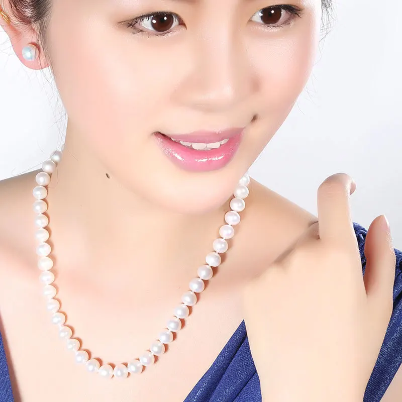 Колье DAIMI Классическое колье из 100% натурального пресноводного жемчуга. Красивая