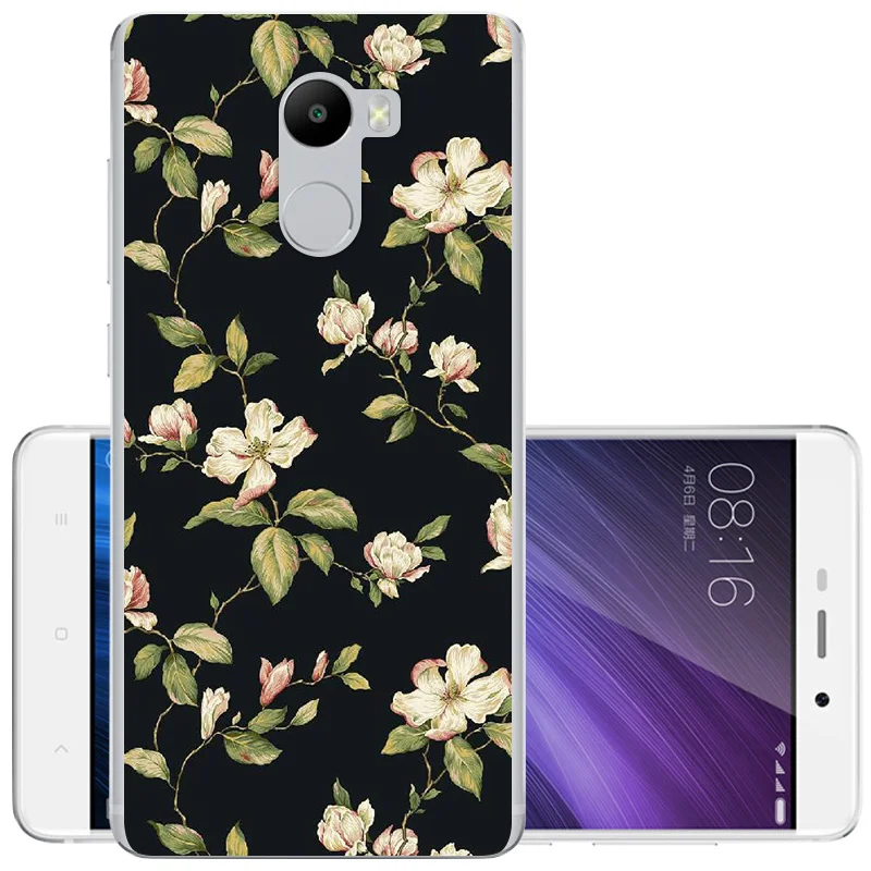 CROWNPRO для Redmi 4 Чехол, силиконовый для Xiaomi Redmi 4, мягкий ТПУ чехол, защитная задняя крышка для Xiaomi Redmi 4 2G+ 16G Verison - Цвет: BCWMH