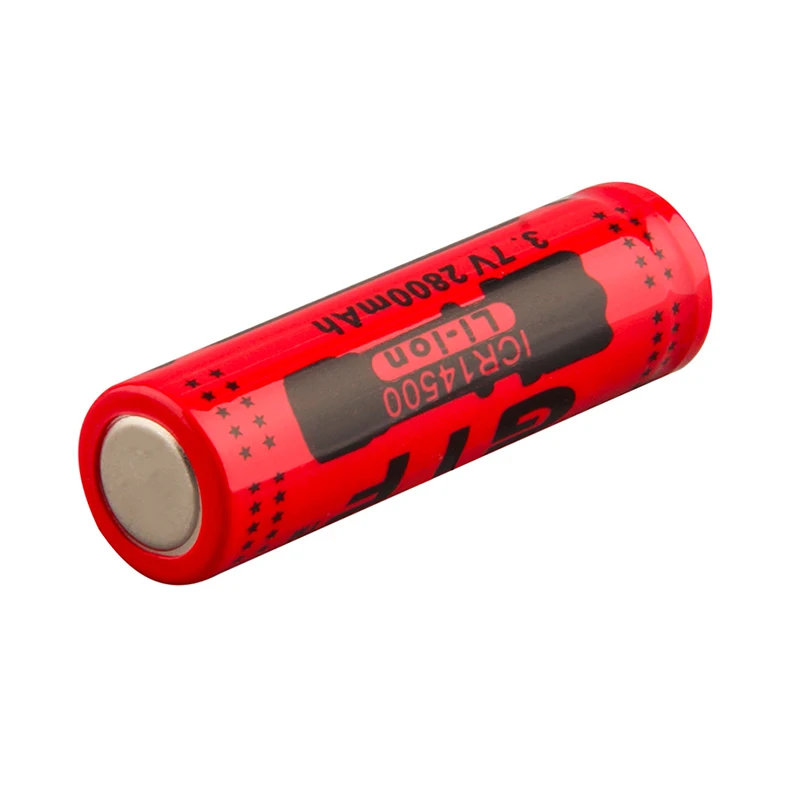 GTF 3 7 V 2800mah 14500 батарея литий ионная аккумуляторная для фонарика перезаряжаемая