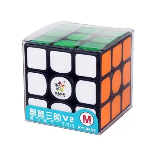 Cuber Speed Yuxin Kylin 3x3 V2 M черный магический куб 3x3x3 V2M Cube головоломка|Головоломки| |