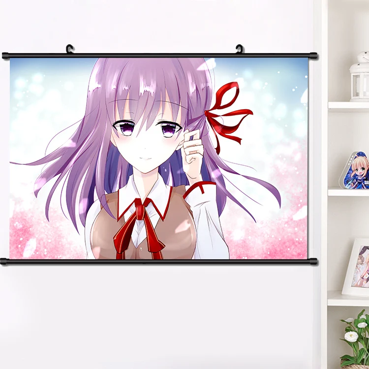 Аниме Fate/stay night: небес чувствовать себя Sakura Matou прокрутки плакат манга настенные