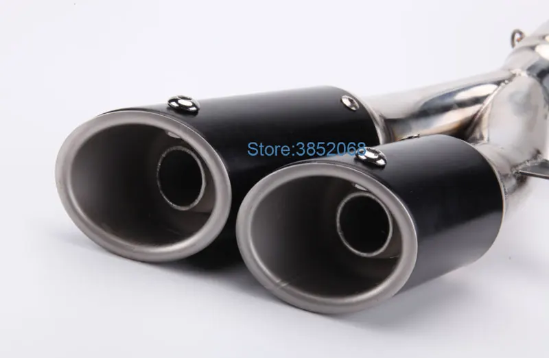 Inlet 51mm Motorbike Refit Exhaust Pipe Double Tube Outlet Muffler Port Thunder Z800 NINJIA300 | Автомобили и мотоциклы
