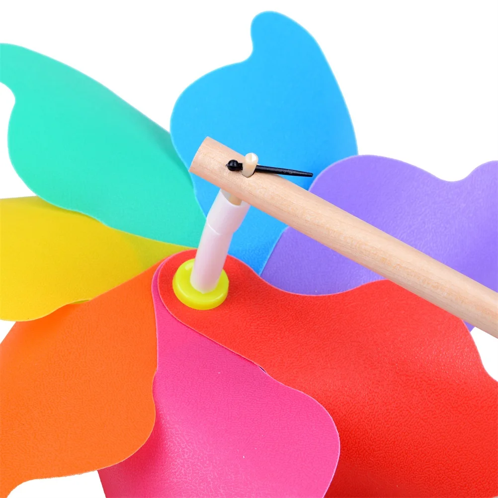 1 шт. за цену пластиковая ветряная мельница Детские Подарочные игрушки наружные