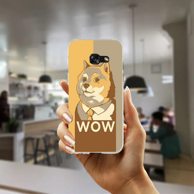 Модные красивые Doge мем силиконовый мягкий чехол накладка из ТПУ сотовый Чехол