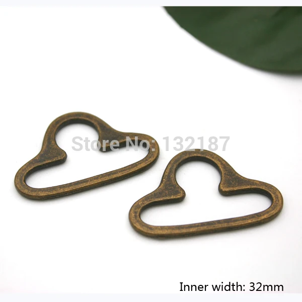 

Wholesale 32mm metal ziinc alloy buckle adjustable buckle antique brass / bronze color free shiping BK-051