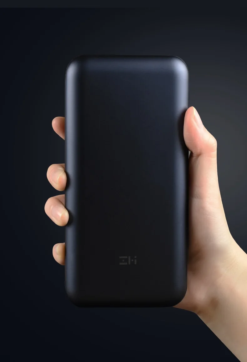 ZMI power Bank 20000 мАч, внешняя батарея QC 3,0, зарядное устройство для ноутбука, внешний аккумулятор с двумя портами для ноутбука QB820