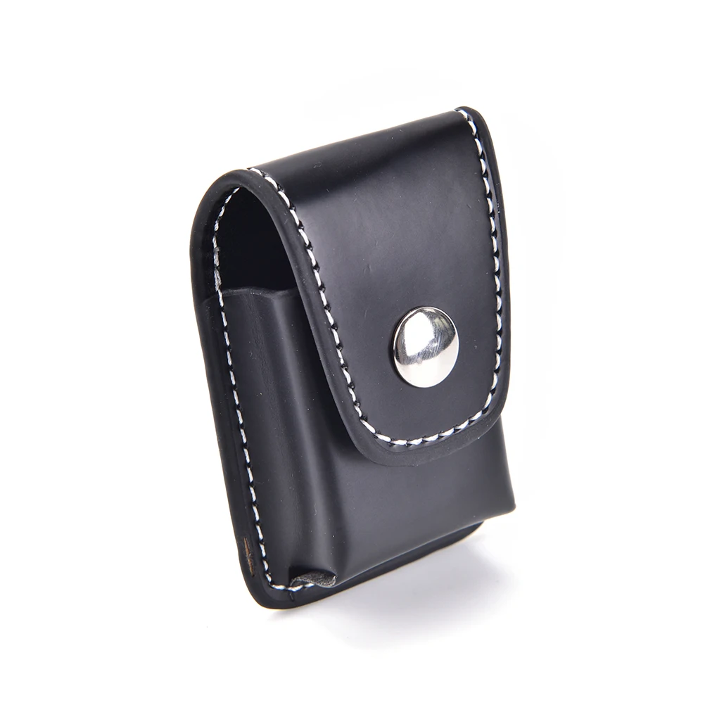 One Piece Men Windproof Cigarette Lighter Gift Box Holder Bag Small Case For Super Match High Leather Cover | Дом и сад