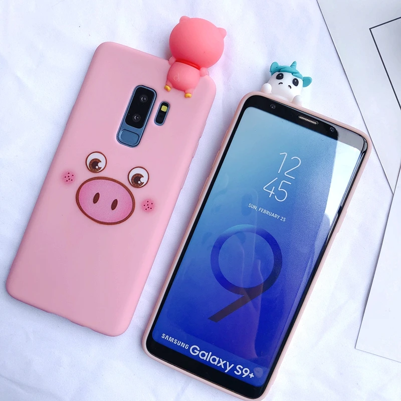J4 J6 плюс 3D чехол etui samsung Galaxy J4 J6 плюс чехол Kawaii Единорог силиконовый чехол для samsung J4 J6 чехол для телефона