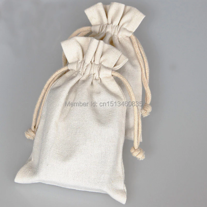 50 шт. льняные пакеты для хранения и упаковки ювелирных изделий 10 х15 см | Украшения