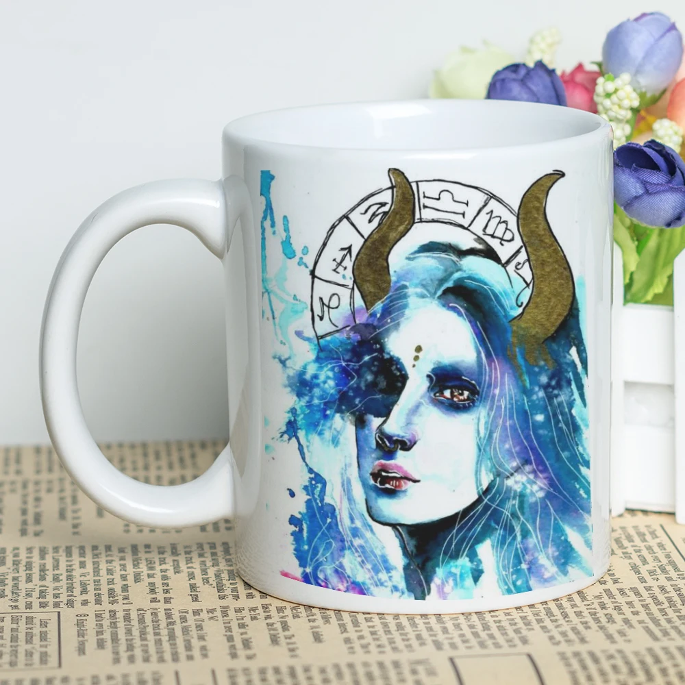 MAYREY 11oz керамическая сублимационная кружка Созвездия подарок Знаки зодиака
