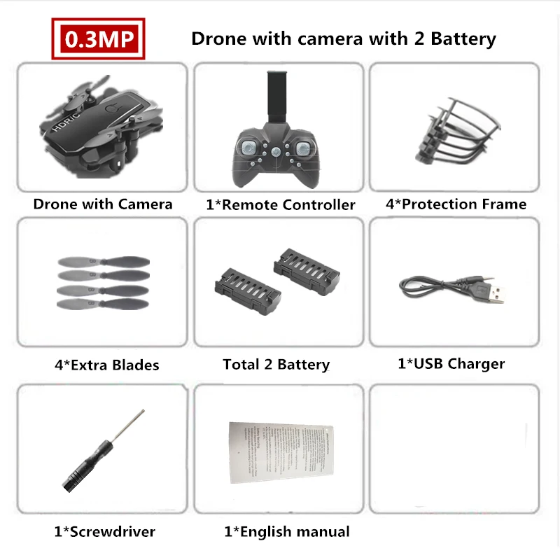 B5 0.3MP Camera 2B Мини-Дрон с/без 0,3 Мп камерой с высоким режимом удержания Квадрокоптер RC Квадрокоптер с камерой RTF складной Радиоуправляемый Дрон VS H36 E010 - Цвет: B5 0.3MP Camera 2B