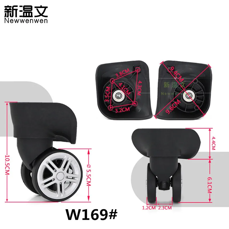 Сменные колеса для багажа аксессуары ремонта чемоданов сменные W169 #|luggage replacement