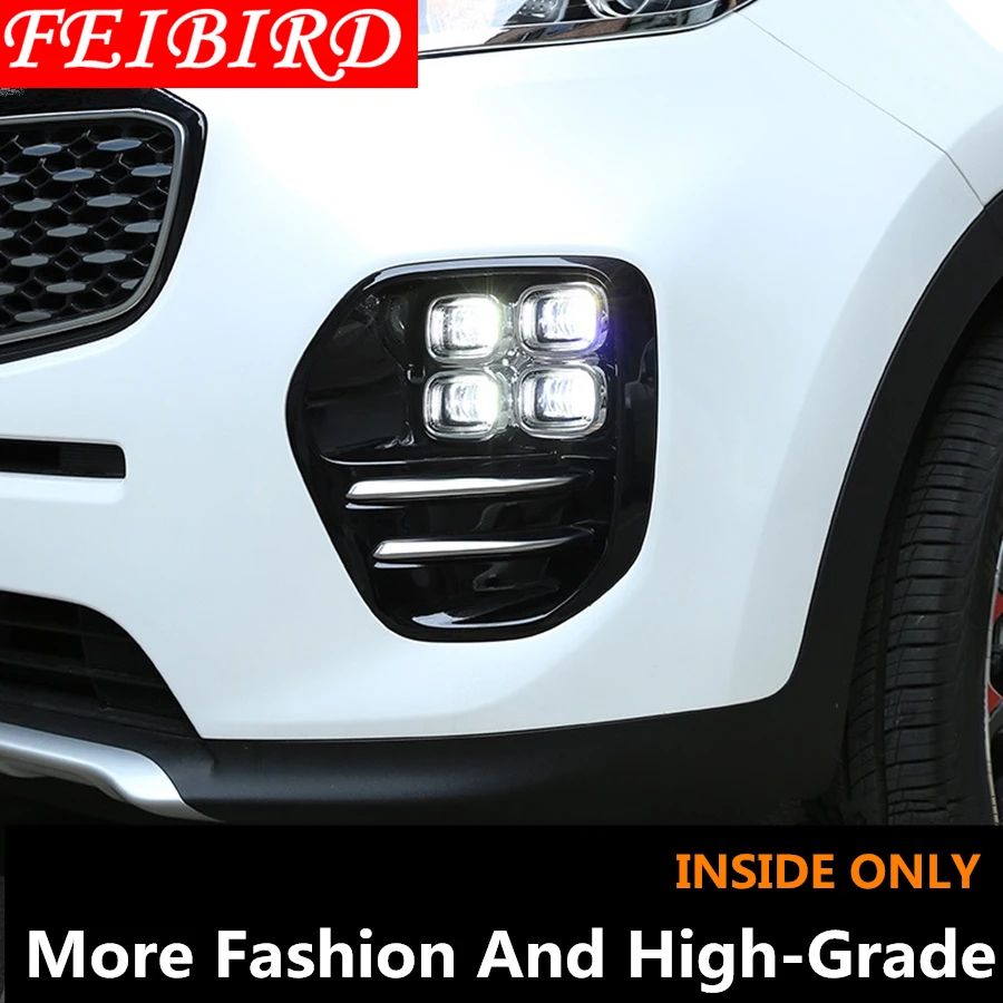 Аксессуары для KIA Sportage 2016 2017 2018 ABS автомобильный Стайлинг передние