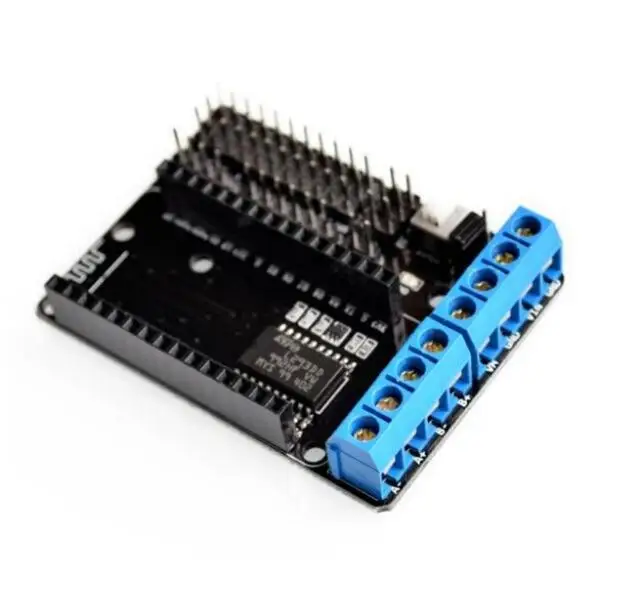 NodeMCU щит для платы двигателя L293D телефона от ESP8266 esp 12E kit diy rc toy wifi smart car remote control |