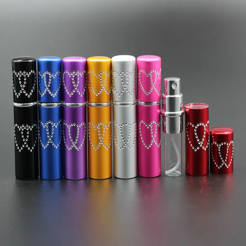 15 шт./лот 5 мл пустой распылитель Parfum стеклянная бутылка для аромата насос с