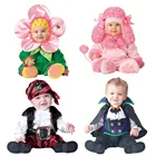 Детский Рождественский костюм для Хэллоуина, розовый костюм летучей мыши комплект одежды для девочек и мальчиков, детская одежда