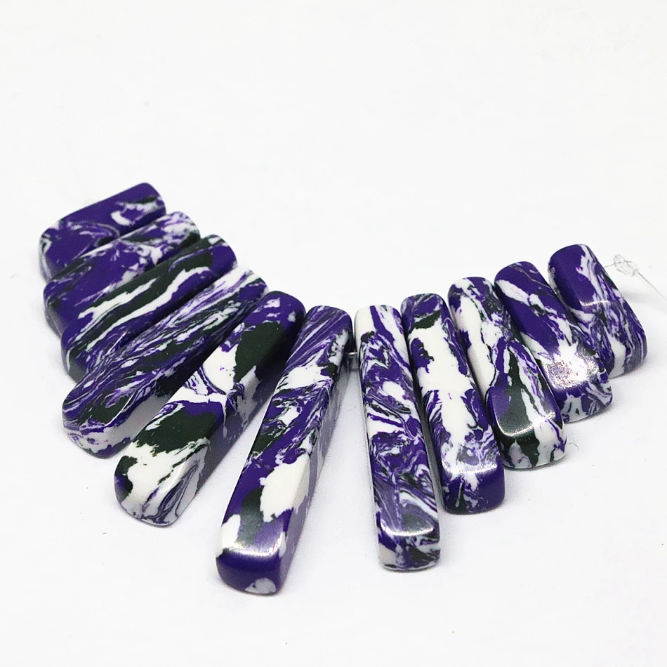 Розничная продажа Радужная фиолетовая синяя зеленая калаитовая подвеска