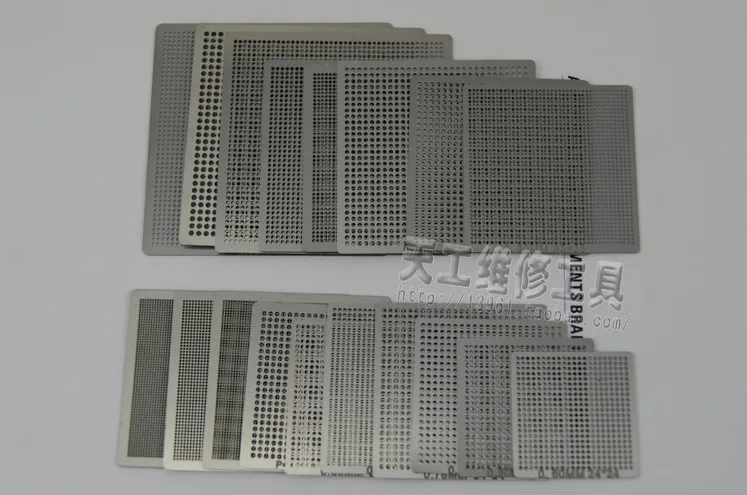 Бесплатная доставка 18 шт. BGA Reball Универсальный прямой трафарет с подогревом