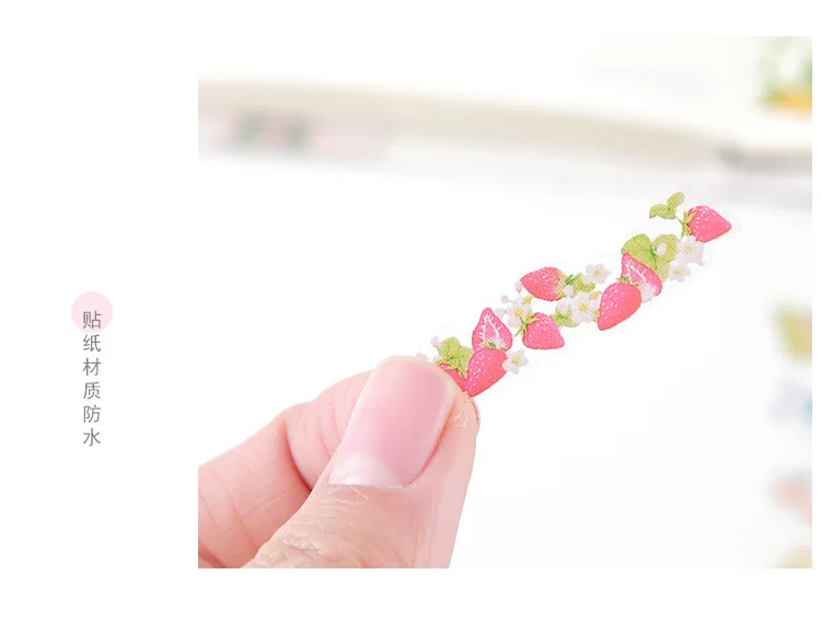 6 листов DIY Kawaii ПВХ Цветочные наклейки мультфильм с кошкой для пишущих принадлежностей наклейки Скрапбукинг для украшения фотоальбома дневник