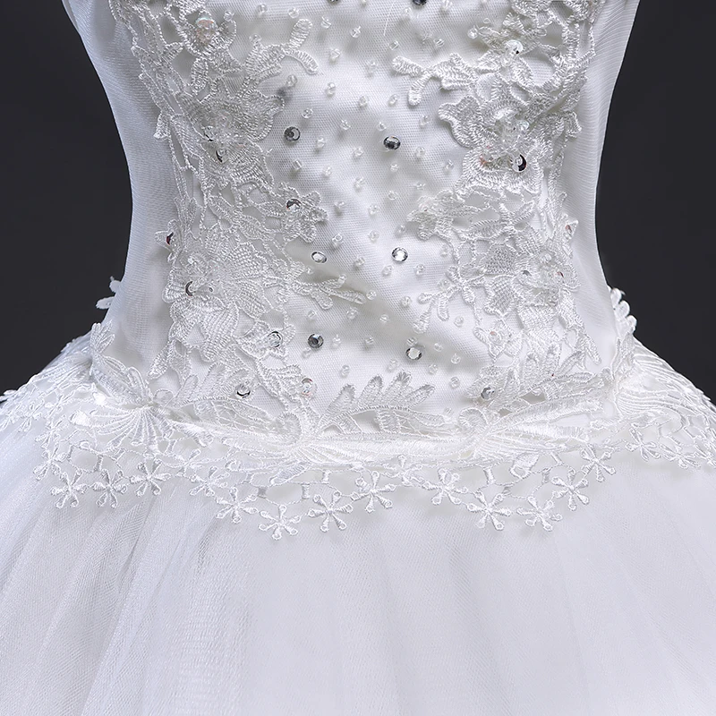 Fansmile недорогое винтажное кружевное свадебное платье размера плюс Robe de Mariage платье принцессы Свадебные платья Vestidos de Novia FSM-039F