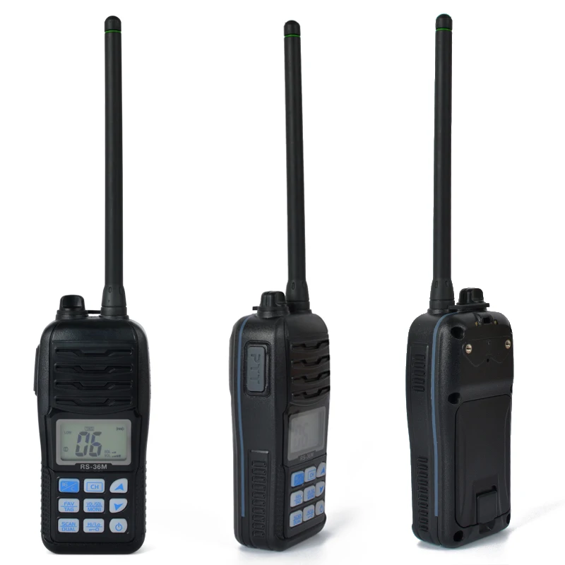 HYS RS 36M Walkie Talkie радио 80CH УКВ Водонепроницаемый IP X7 ручной КВ трансивер Портативный