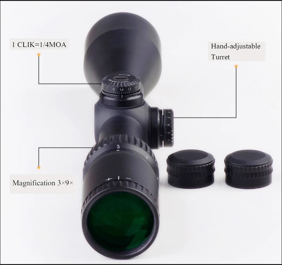 Дискавери VT-Z 3-9X40 охотничий прицел Airgun Scope Mil Dot сетка Riflescope поставляется с свободный прицел крепление Тактический