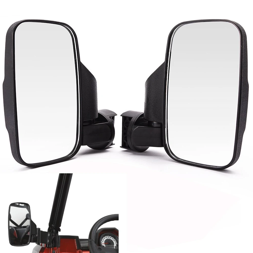 1 Pair Mirror Rearview Side Universal For UTV ATV Off road Large Wide View Racer | Автомобили и мотоциклы