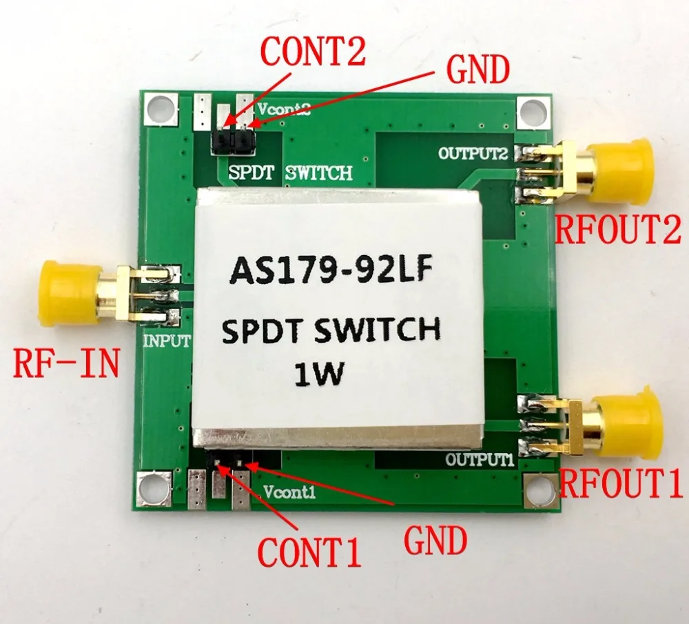 1 шт. Φ RF SPDT переключатель Вт Частота (300 кГц 3 ГГц) для усилителя|Аксессуары