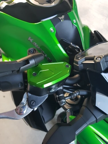 Мотоцикл CNC передний тормозной бак крышка зеленый для Kawasaki Z800 2013 2014 2015 ER6N ER6F Versys 650