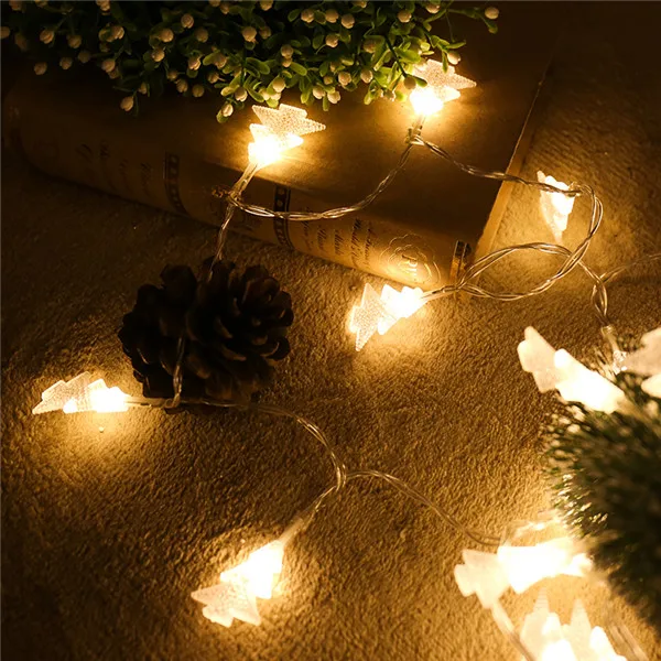 Tree warm Рождество 1 м 10 лампа фото клип Светодиодная лента светильник рождественские украшения для дома Новогоднее украшение Natal Navidad год. Q - Цвет: Tree warm